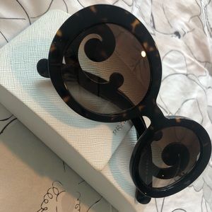 Prada Baroque oval sunglasses